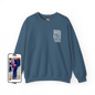 American Flag QR Code Crewneck Sweatshirt The Devil's Pickle