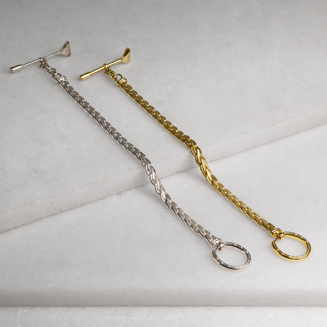 Luxe Horseshoe Clasp Bracelet in Silver Urban-Equestrian