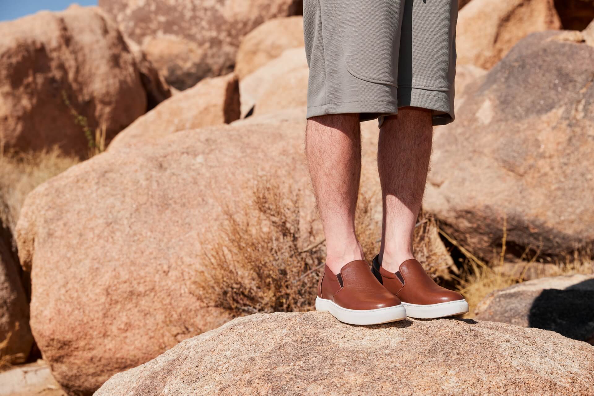 CALTO - T1023 - 2.6 Inches Taller (Coffee Brown) - Lightweight Nappa Leather Loafer Tallmenshoes.com
