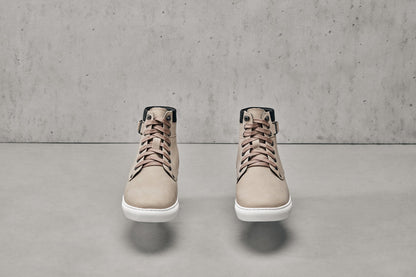 CALTO - T53122 - 2.6 Inches Taller (Taupe) - High top sneak-boot Tallmenshoes.com