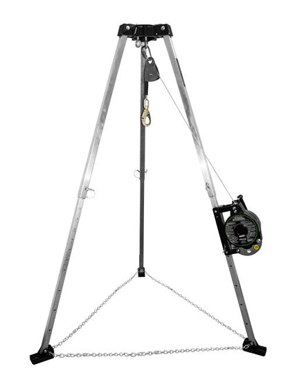 Frontline TAN07RA-US Patriot 7' Confined Space Tripod with 3-Way Retrieval System - Made in USA VM Hardware
