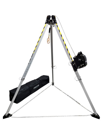 Frontline TAN07RU MEGApod Confined Space Kit 7' Aluminum Tripod with 60' Winch VM Hardware