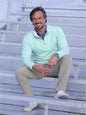 Turnberry Quarter Zip Smooth Knit White Water Life
