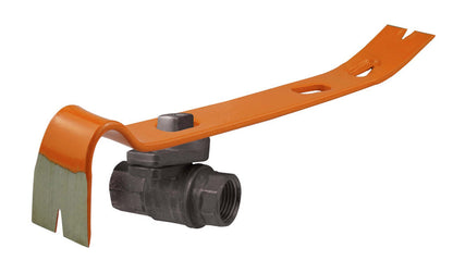 Pry Bar with Emergency Gas Valve Shut Off Tool, 15" quakekits.com