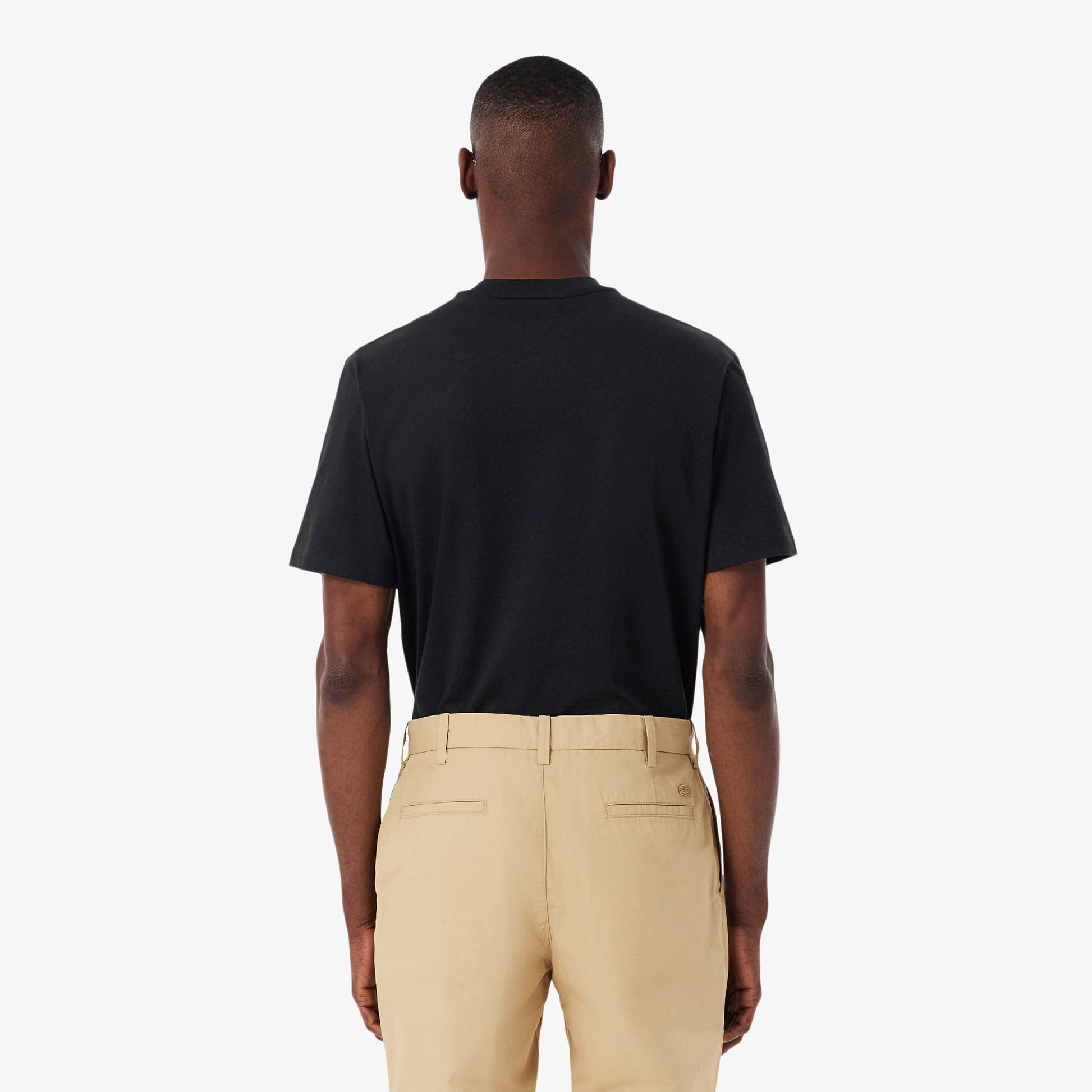 Lacoste Mens Cotton Tee - Black Denim Exchange