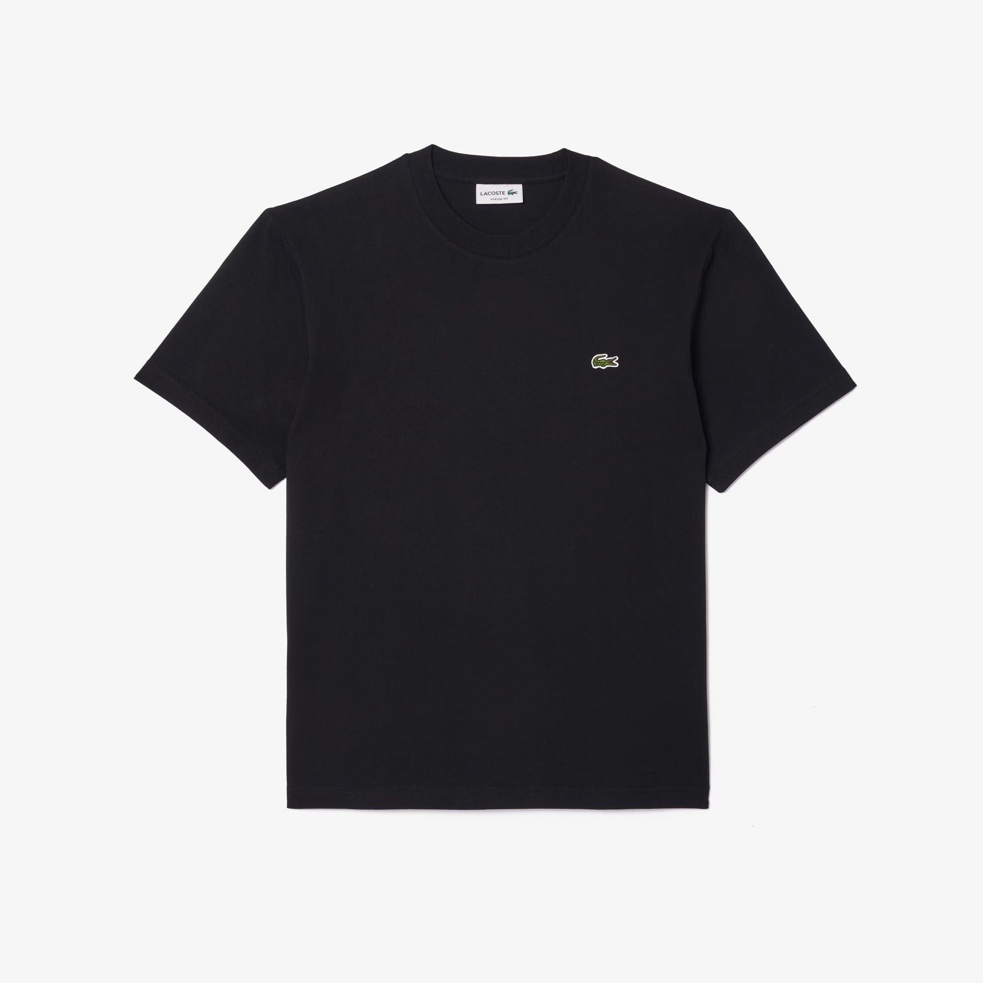 Lacoste Mens Cotton Tee - Black Denim Exchange