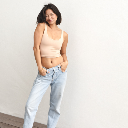 The Devon - Double Layer Scoop - Light Nude Boob-eez
