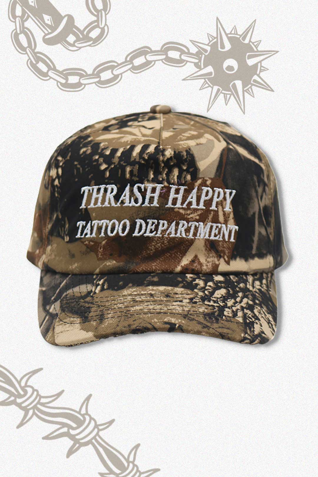 Tattoo Department Hat Thrash Happy