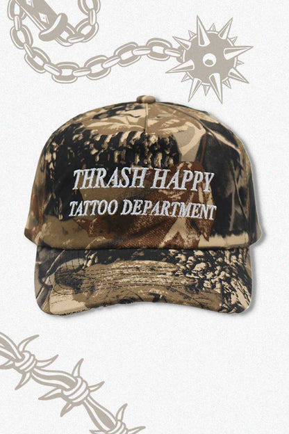 Tattoo Department Hat Thrash Happy