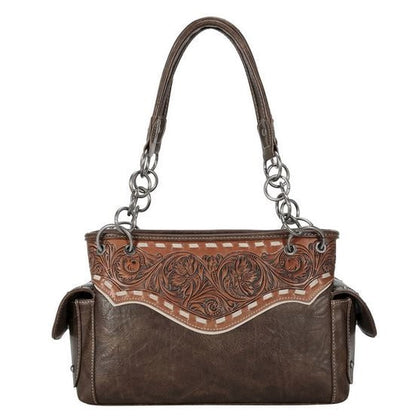 Western Elegance Tooled Leather Purse Country in My Heart