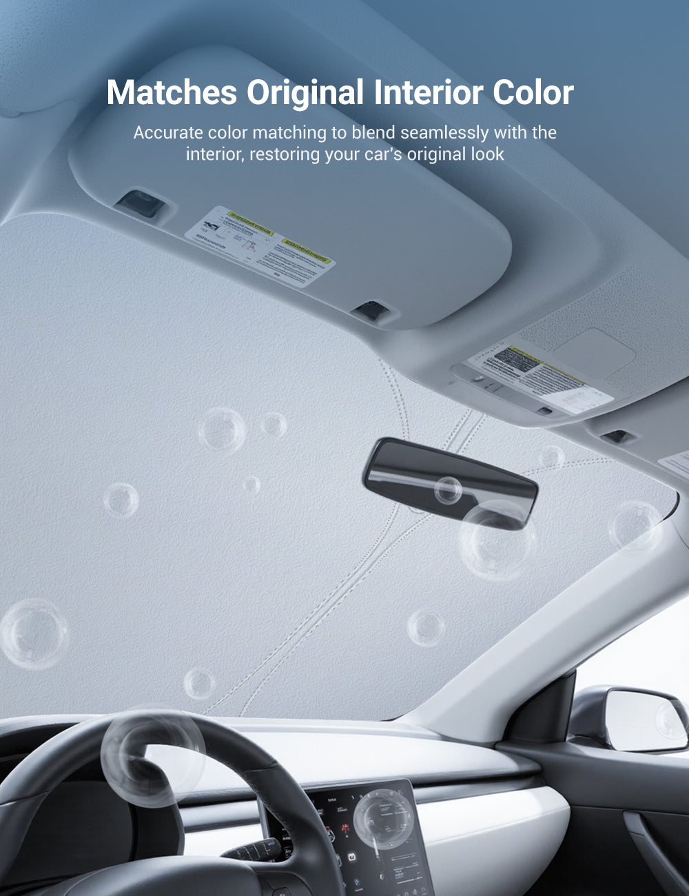 Graphene Front Windshield Sunshade for Model 3 Highland / Model Y Juniper Tesery Official Store