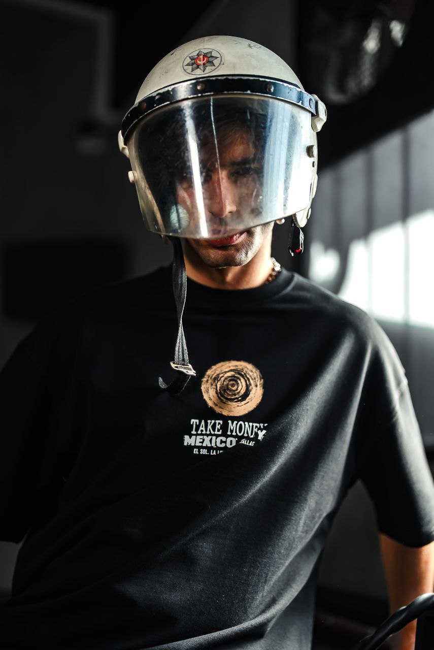Take Money Mexico City Graphic Cotton Tee Withinblack