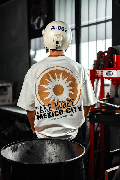 Take Money Mexico City Graphic Cotton Tee Withinblack