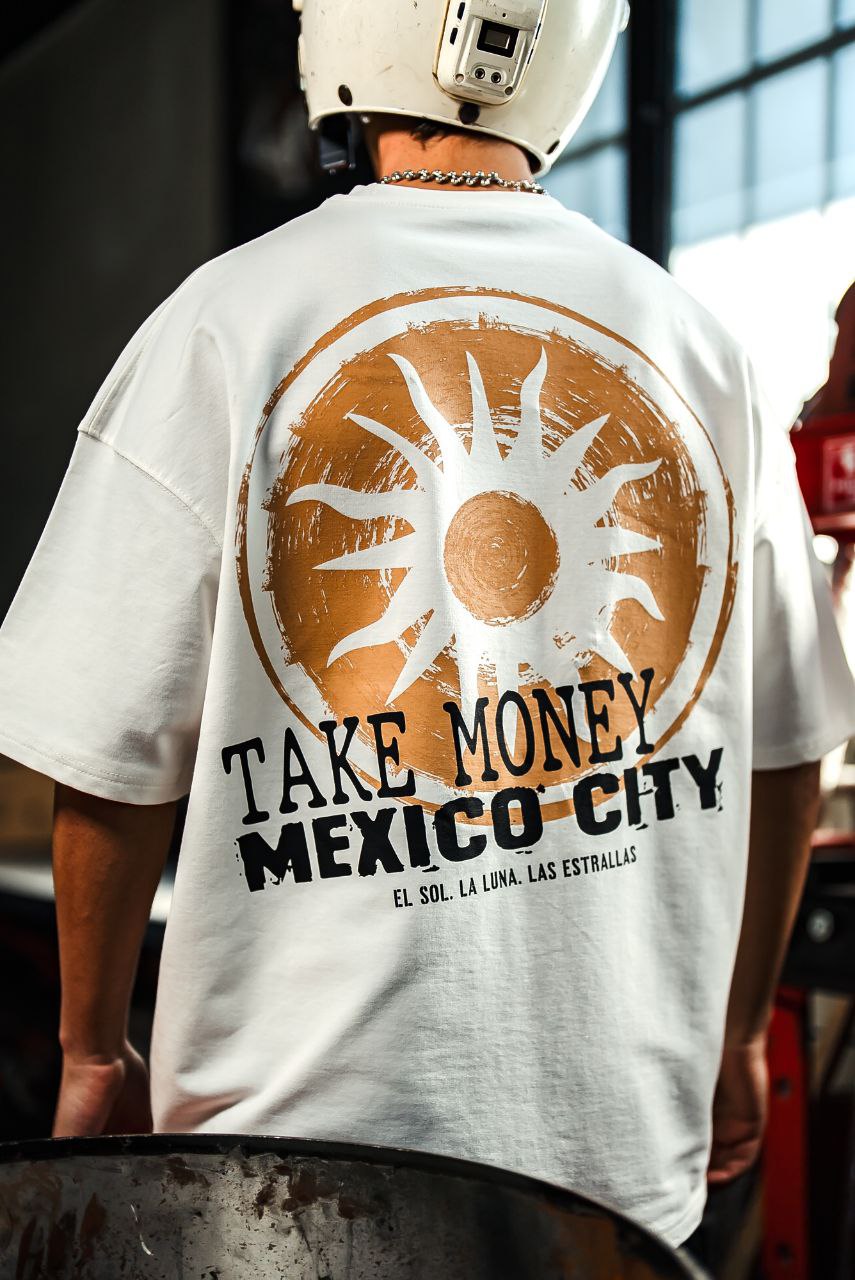 Take Money Mexico City Graphic Cotton Tee Withinblack