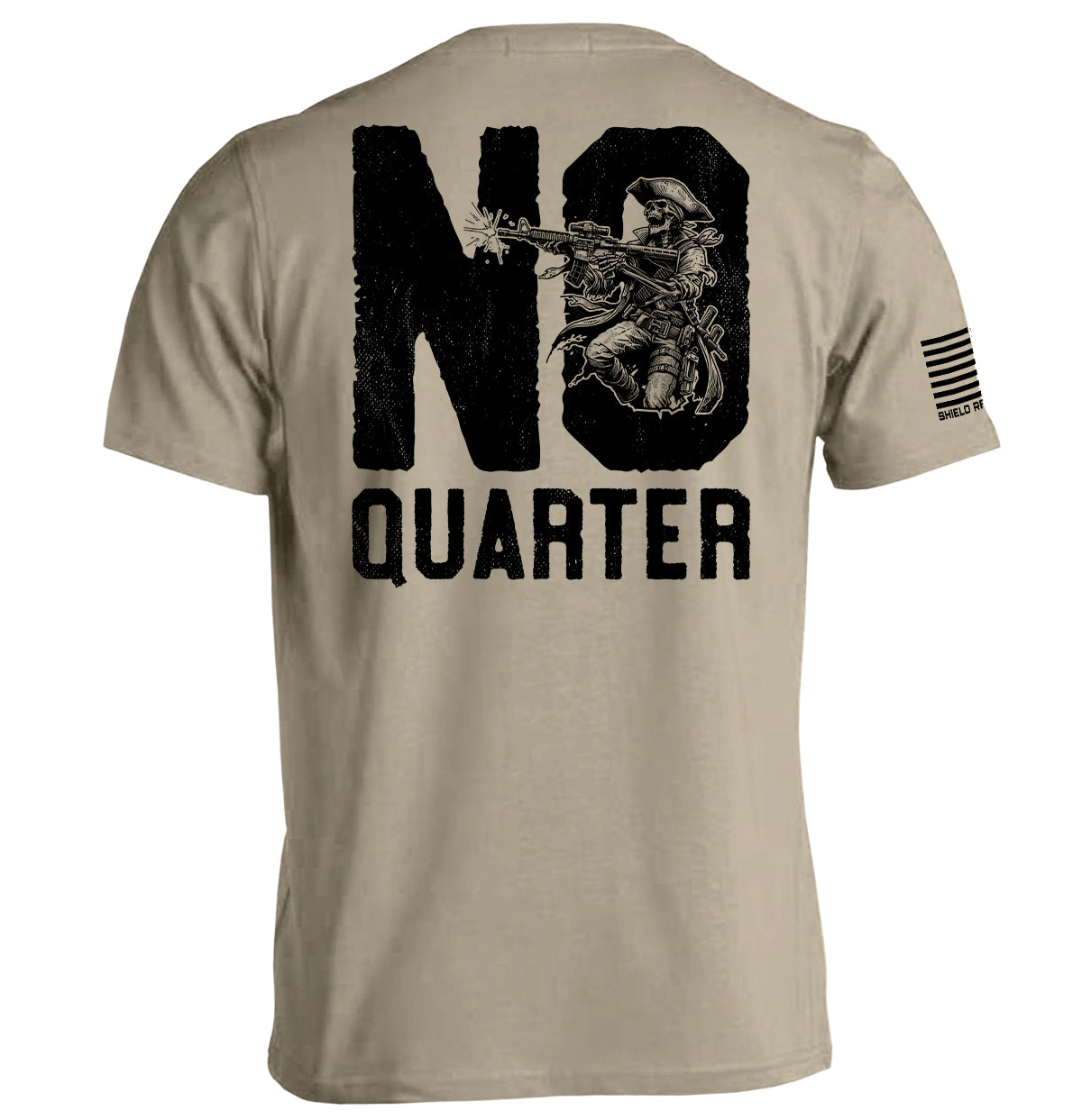 No Quarter AR15 Skeleton Shield Republic