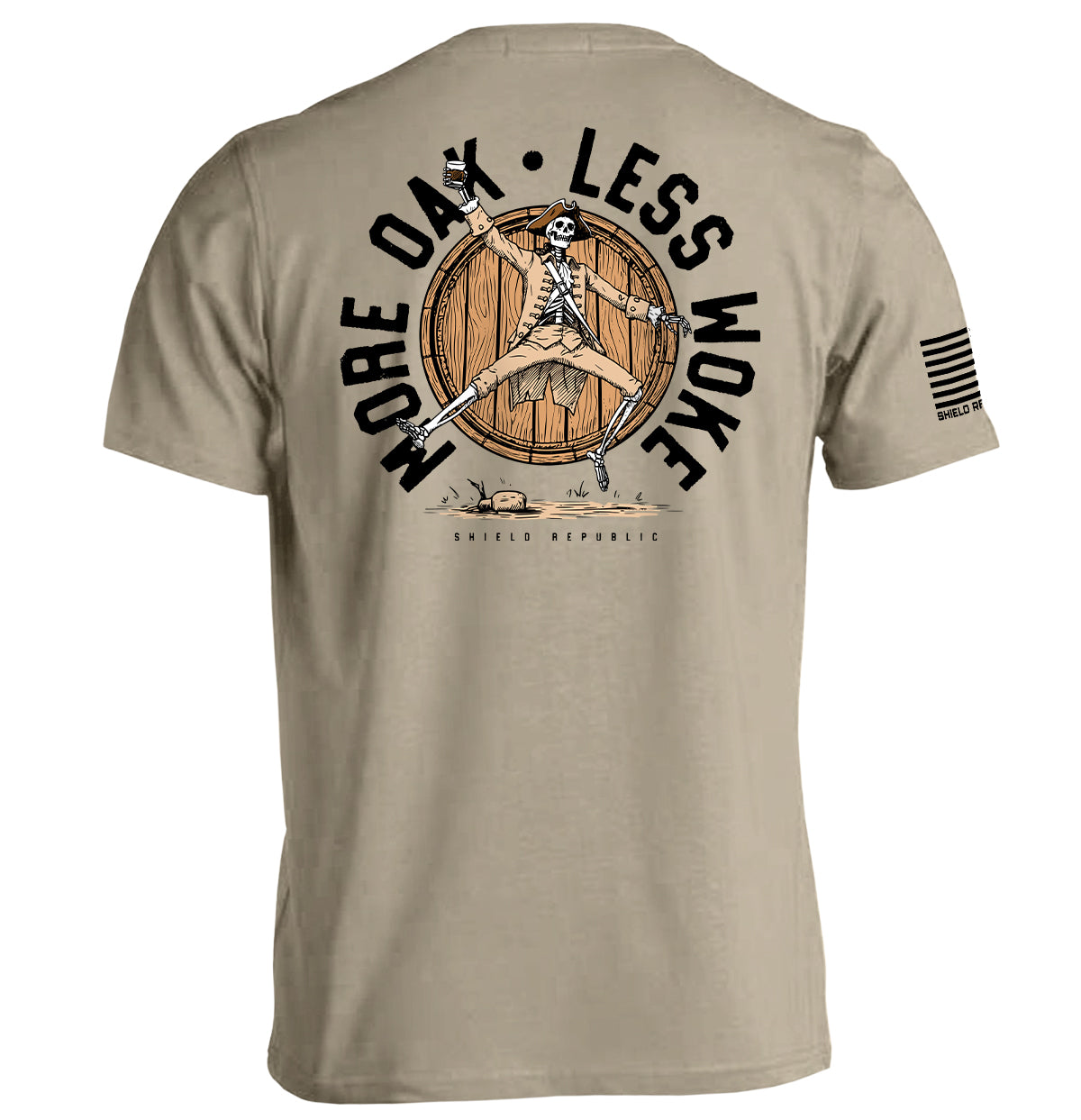 More Oak Less Woke Shield Republic