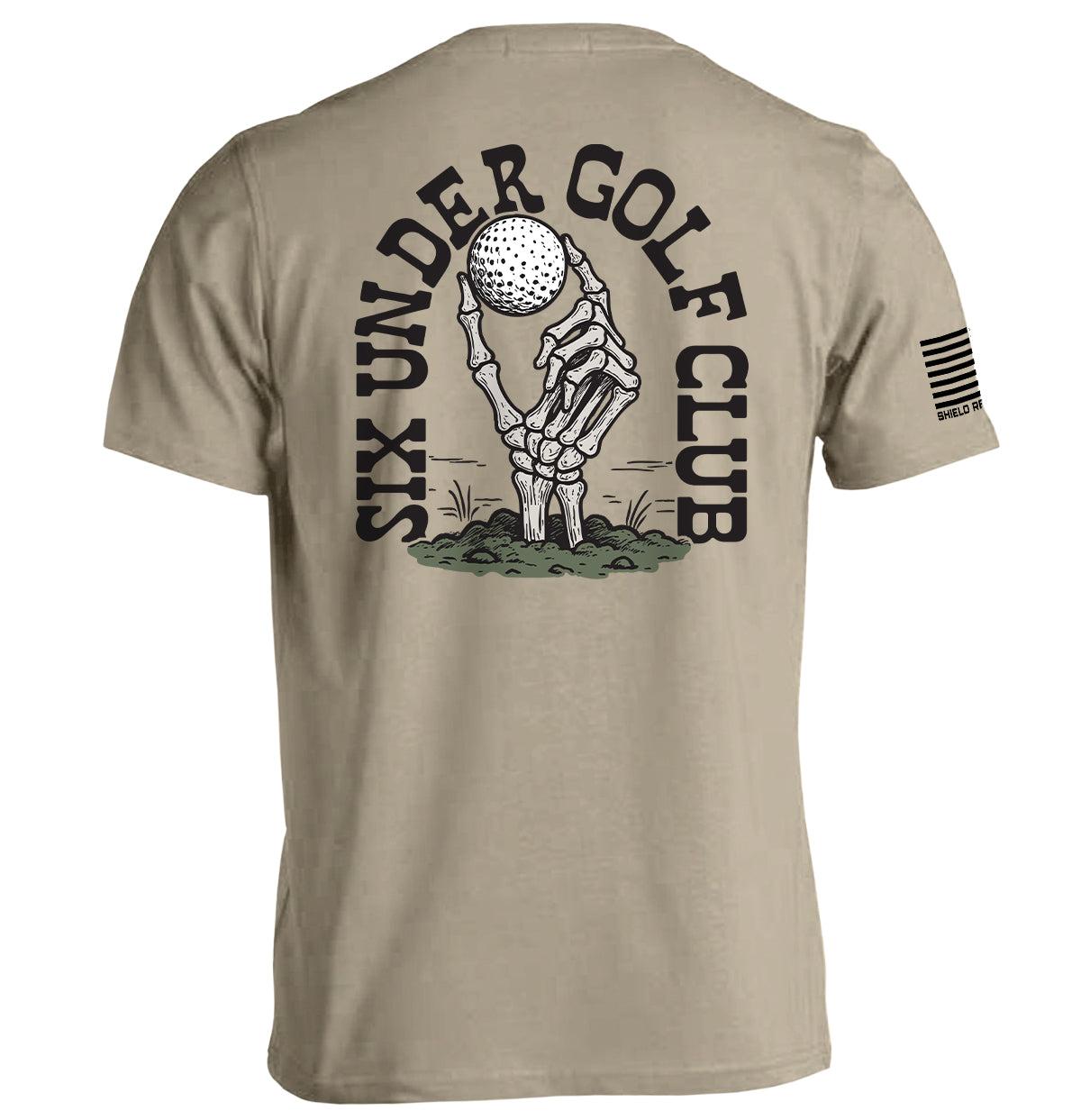 Six Under Golf Club (Back Print) Shield Republic