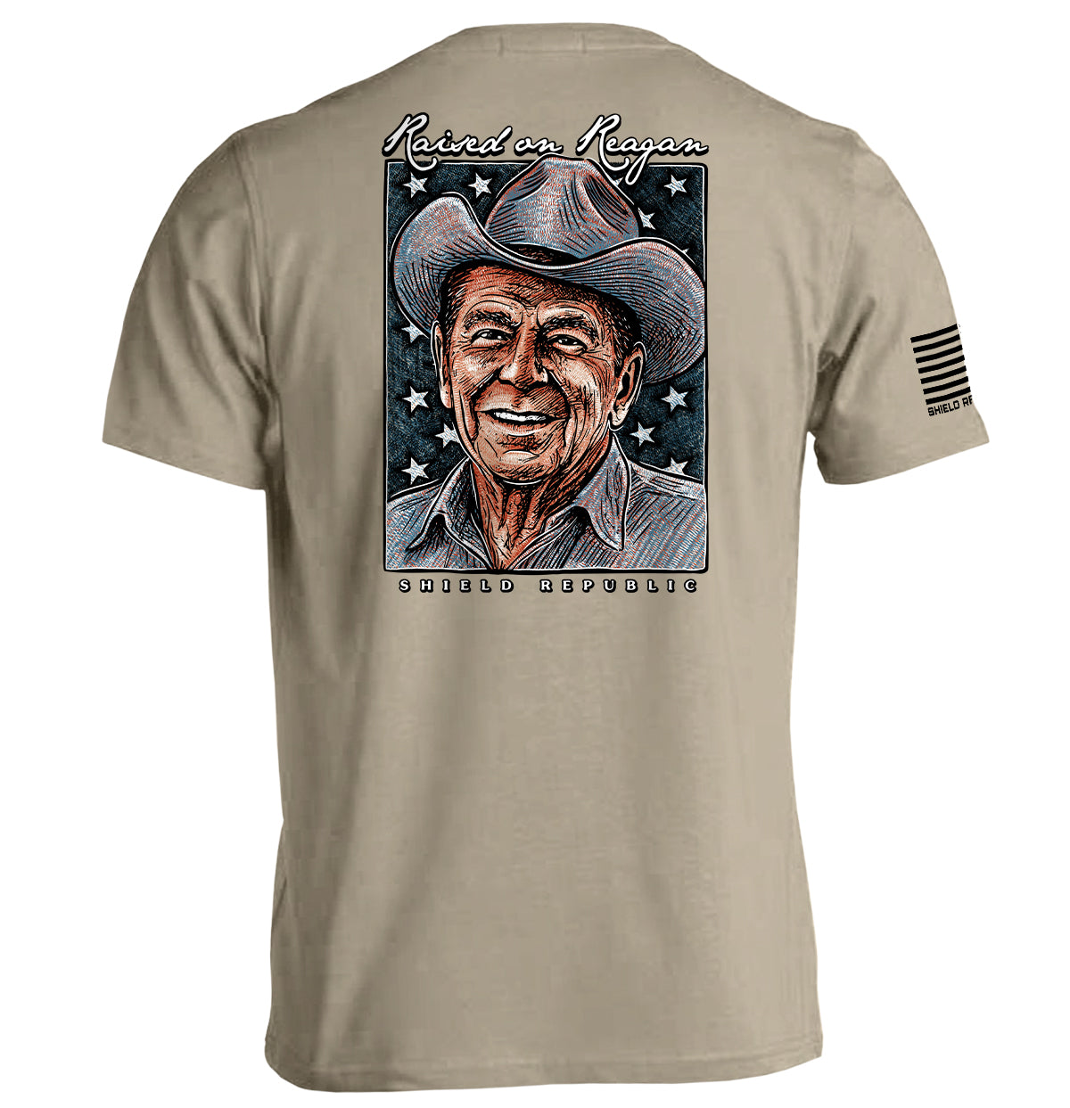 Raised on Reagan Shield Republic