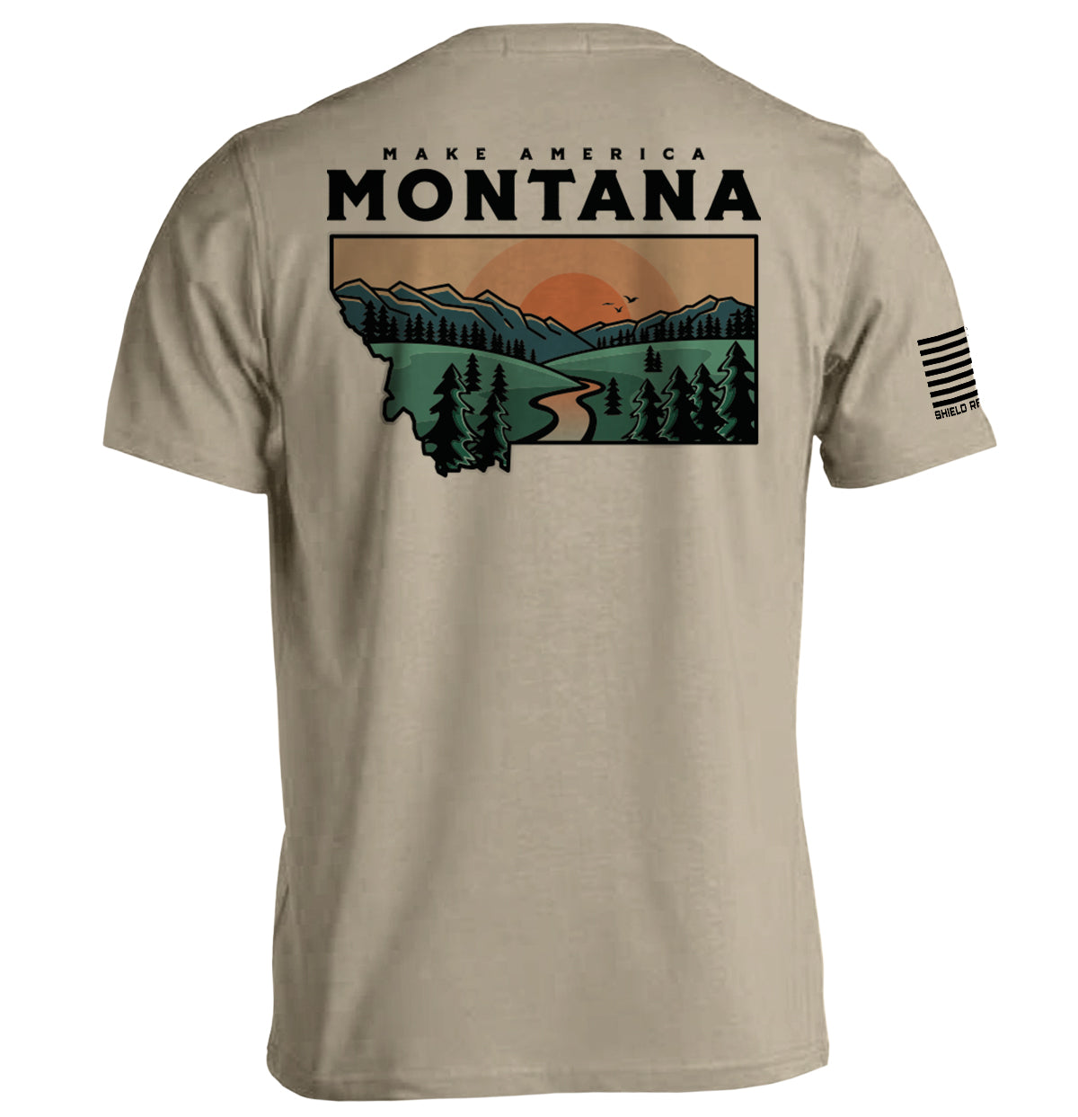 Make America Montana Shield Republic