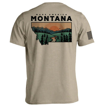 Make America Montana Shield Republic