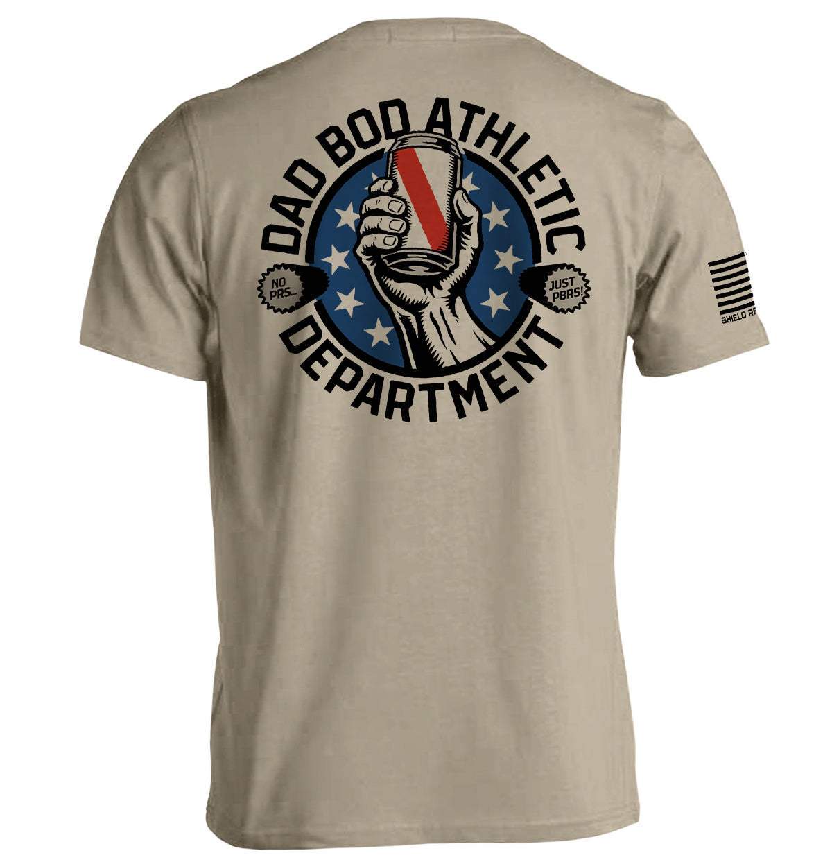 Dad Bod Athletic Department Shield Republic