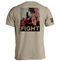 Trump Fight Poster Shield Republic