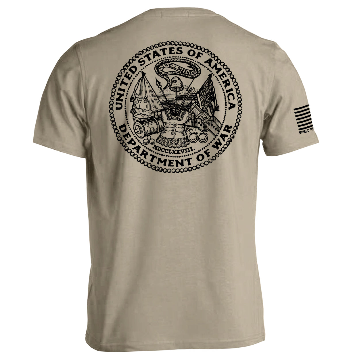 United States of America Department of War Shield Republic