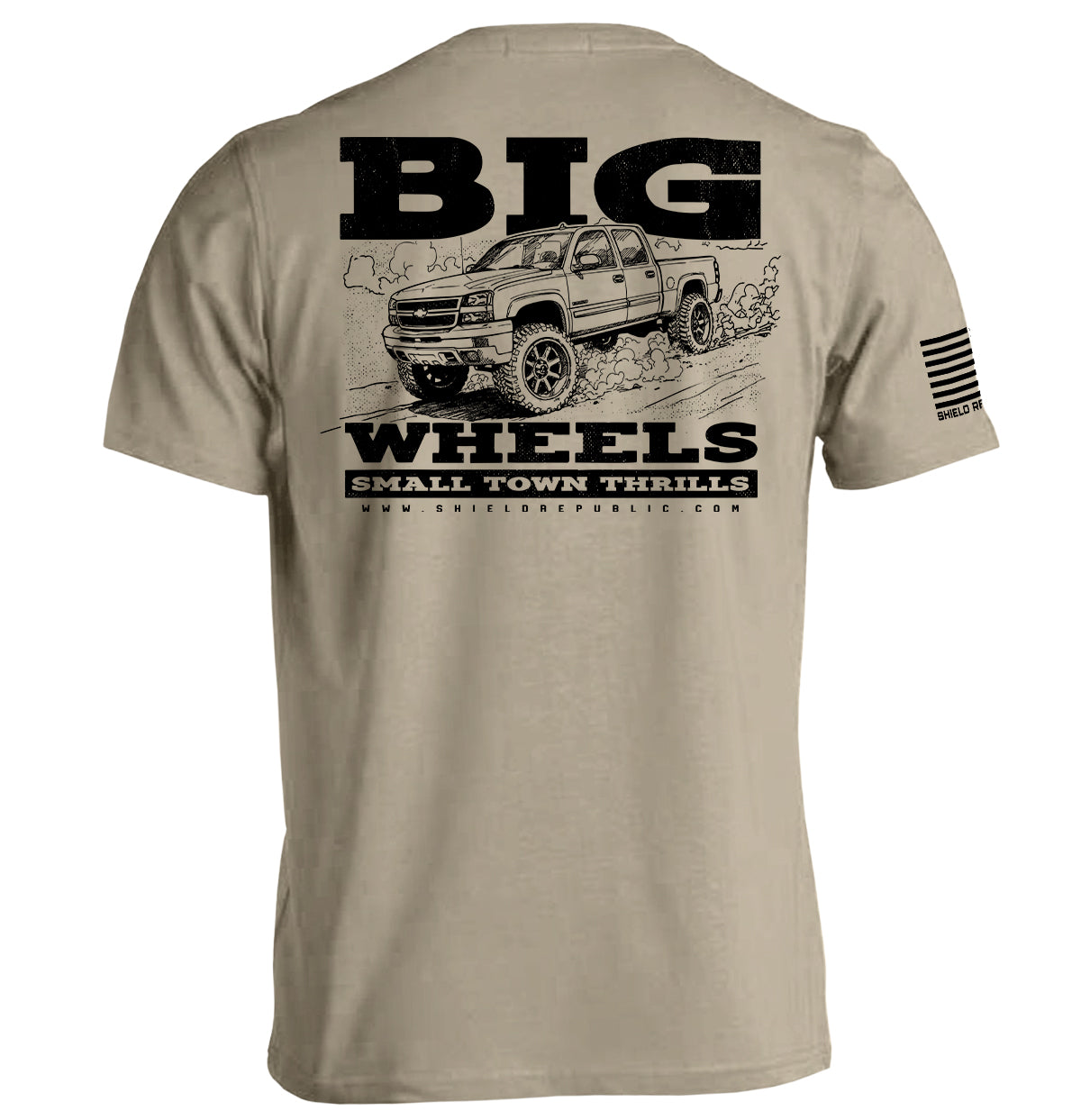 Big Wheels Small Town Thrills Shield Republic