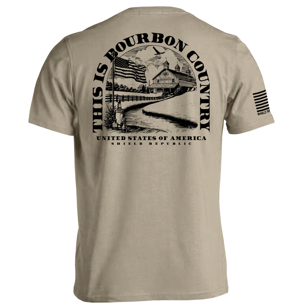 This is Bourbon Country USA Shield Republic