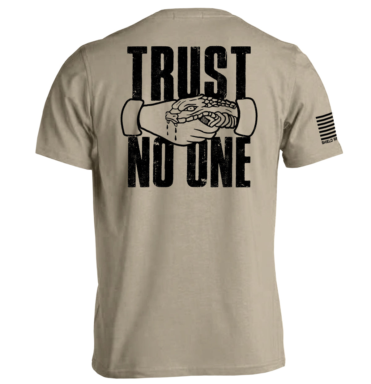 Trust No One (Black) Shield Republic
