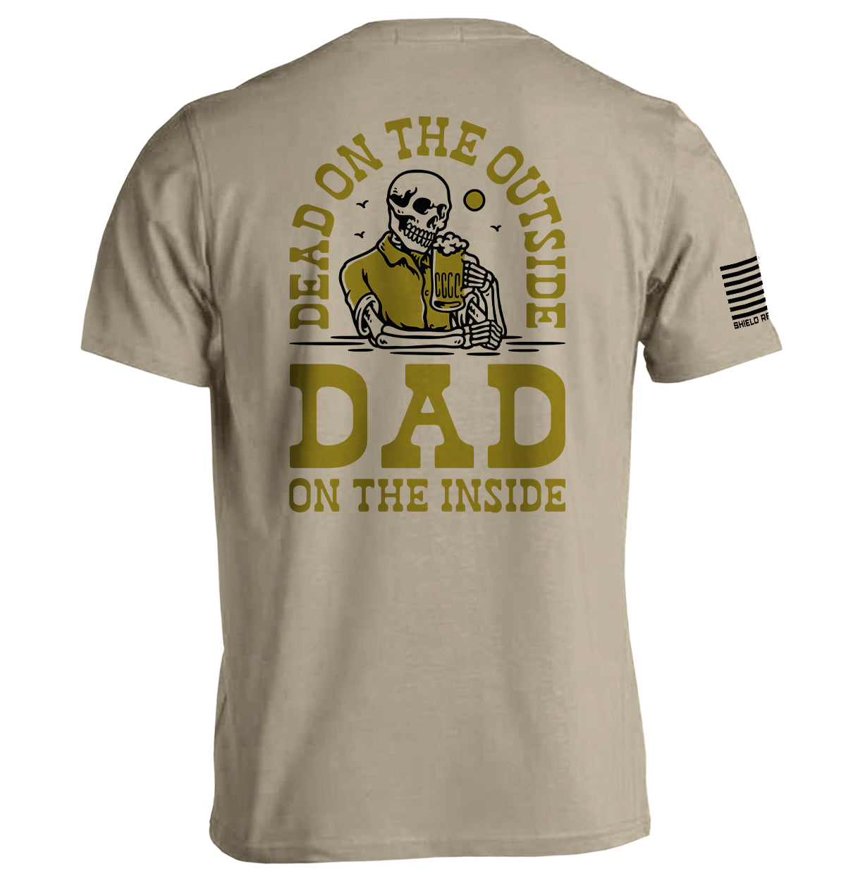 Dad On The Inside Shield Republic
