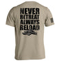 Never Retreat Always Reload Shield Republic