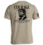 Courage Is Not The Absence of Fear Shield Republic