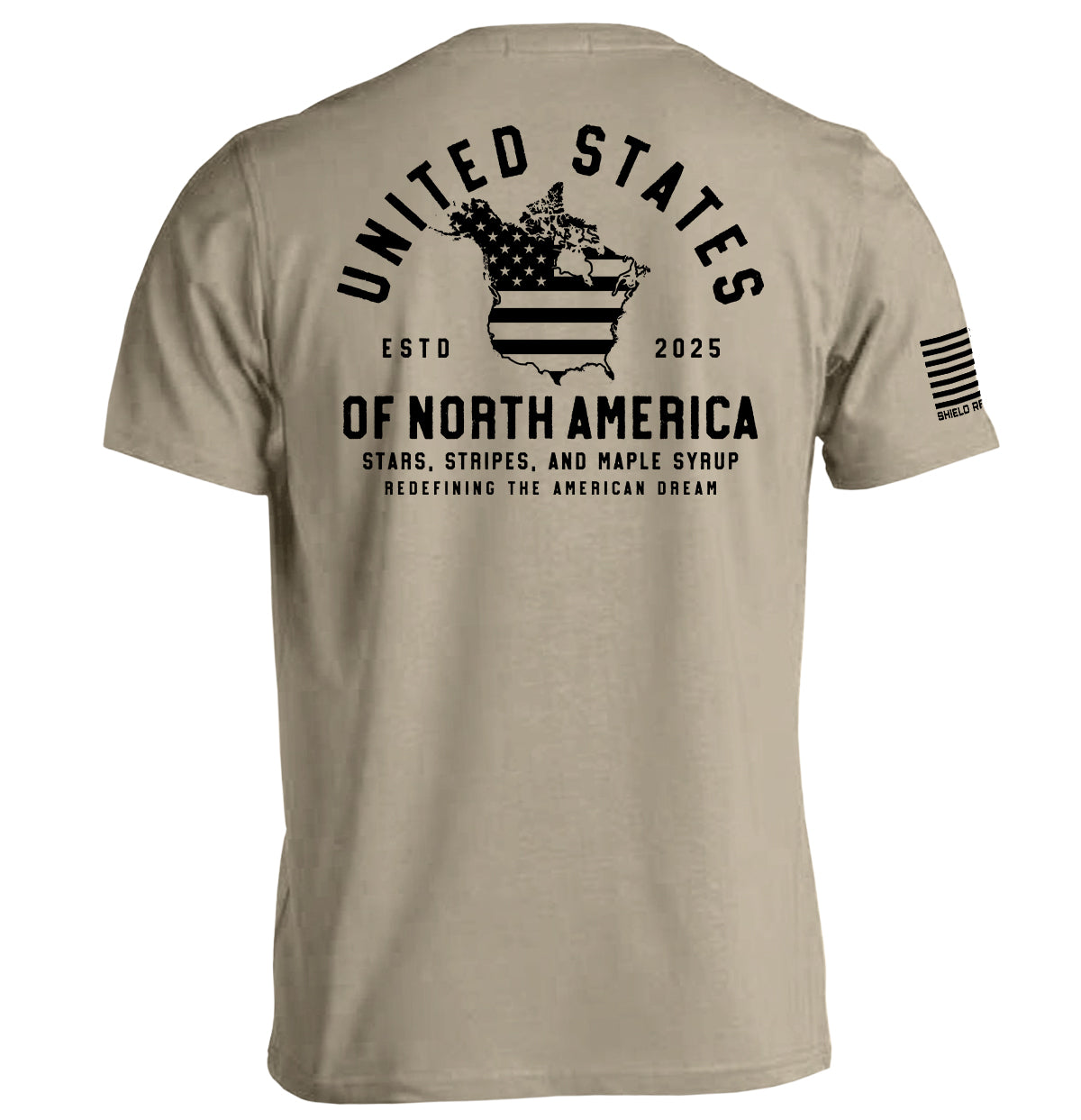 The United States of North America (Black) Shield Republic