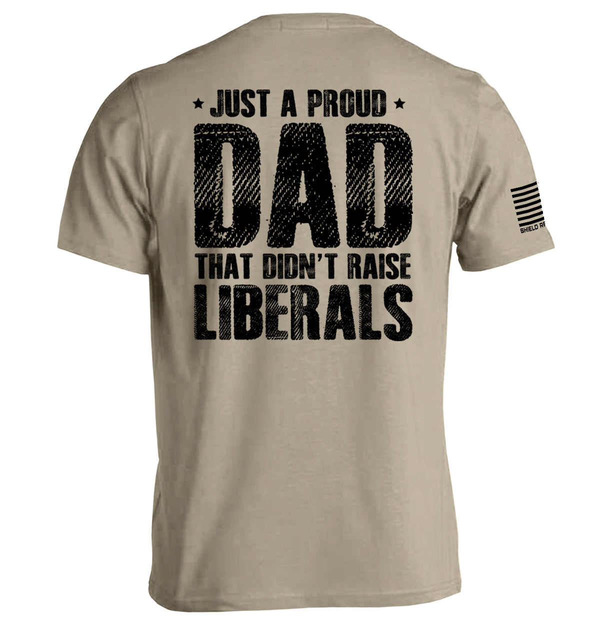 Just a Proud Dad Shield Republic