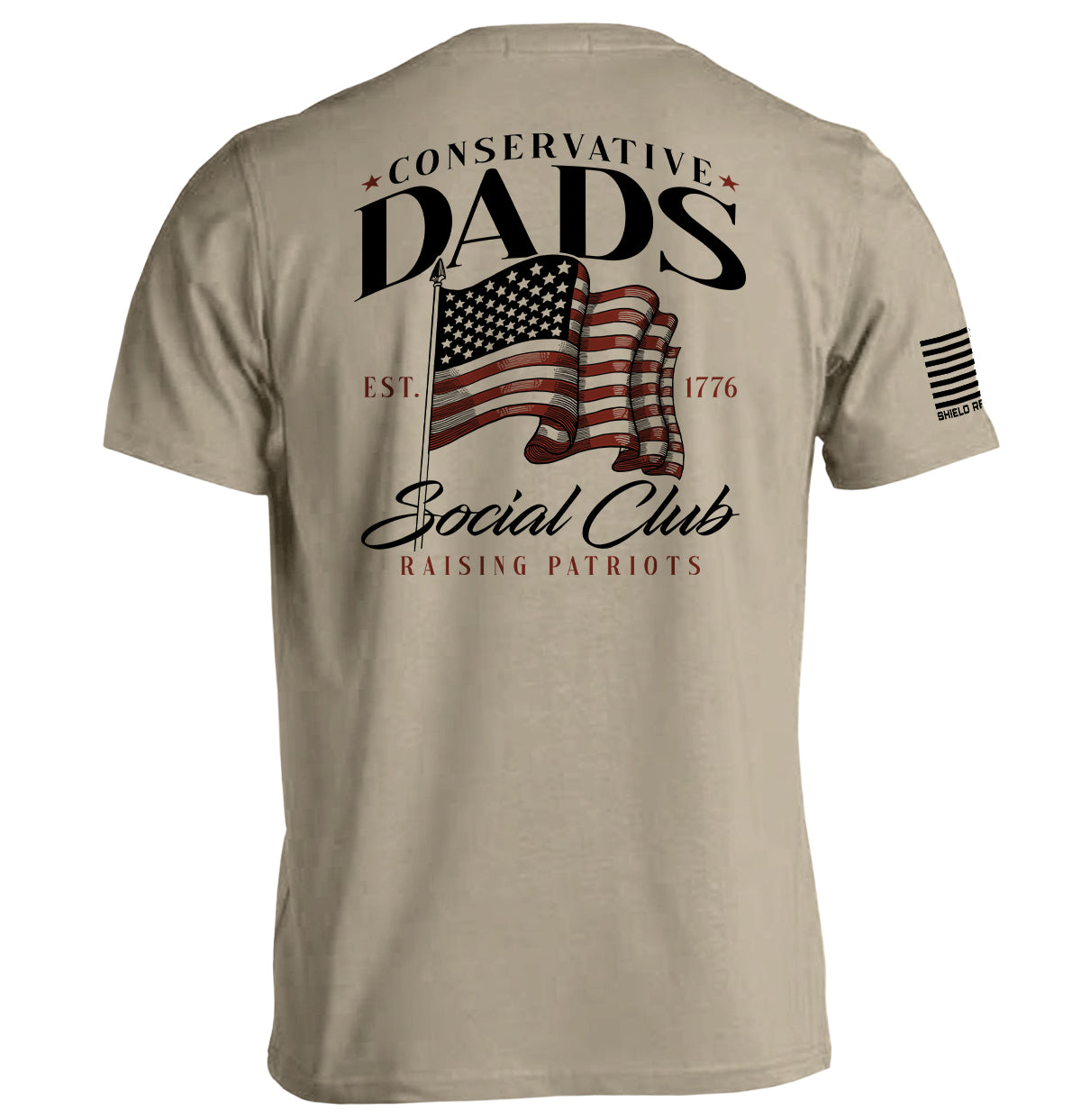 Conservative Dads Social Club Shield Republic