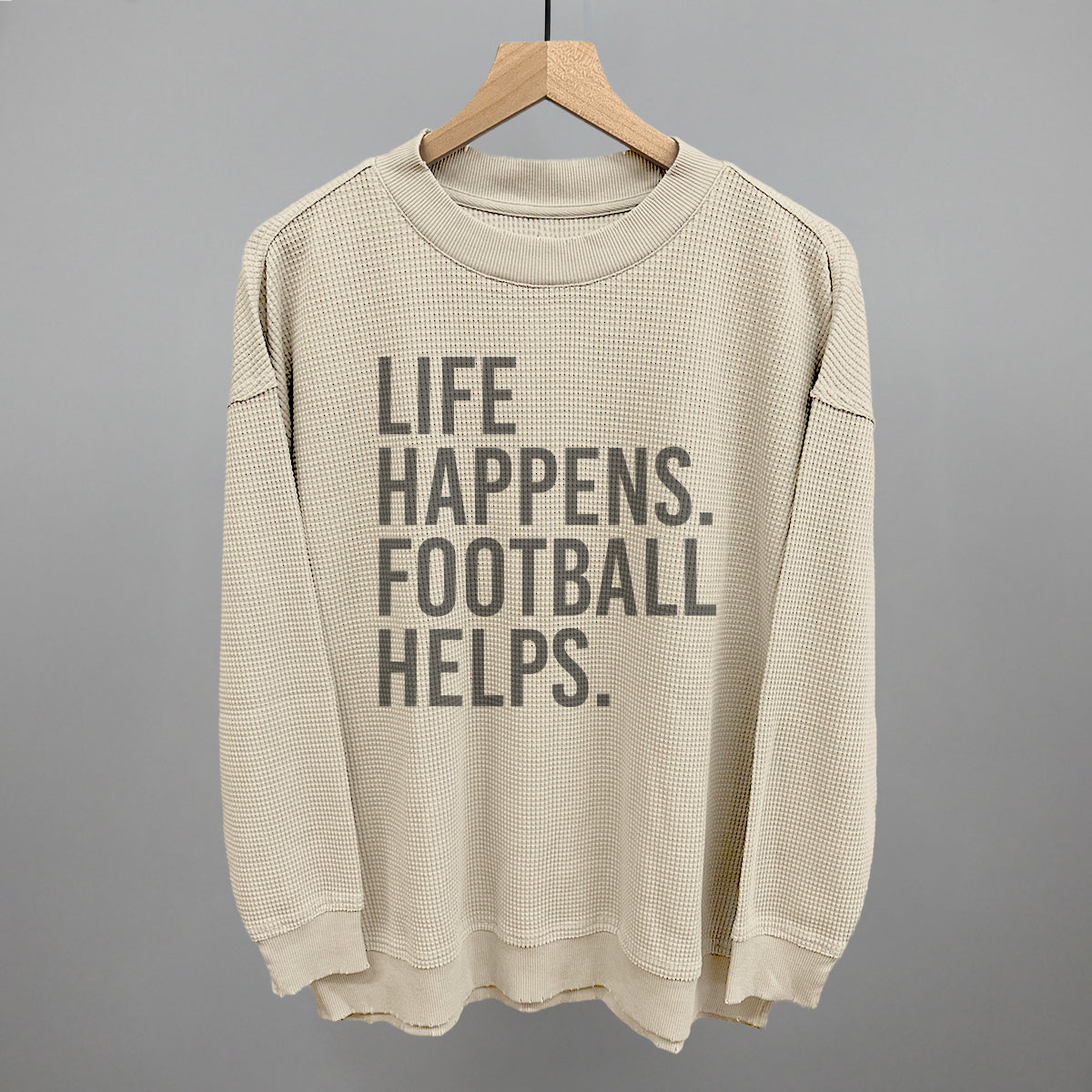 Life Happens. Football Helps. Ivy + Cloth
