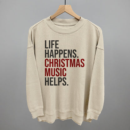 Life Happens Christmas Music Helps Ivy + Cloth