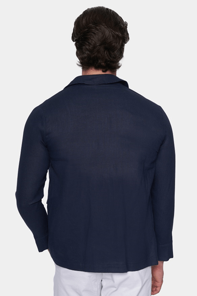 The Slim Safari Coat (Navy) Bright Moons