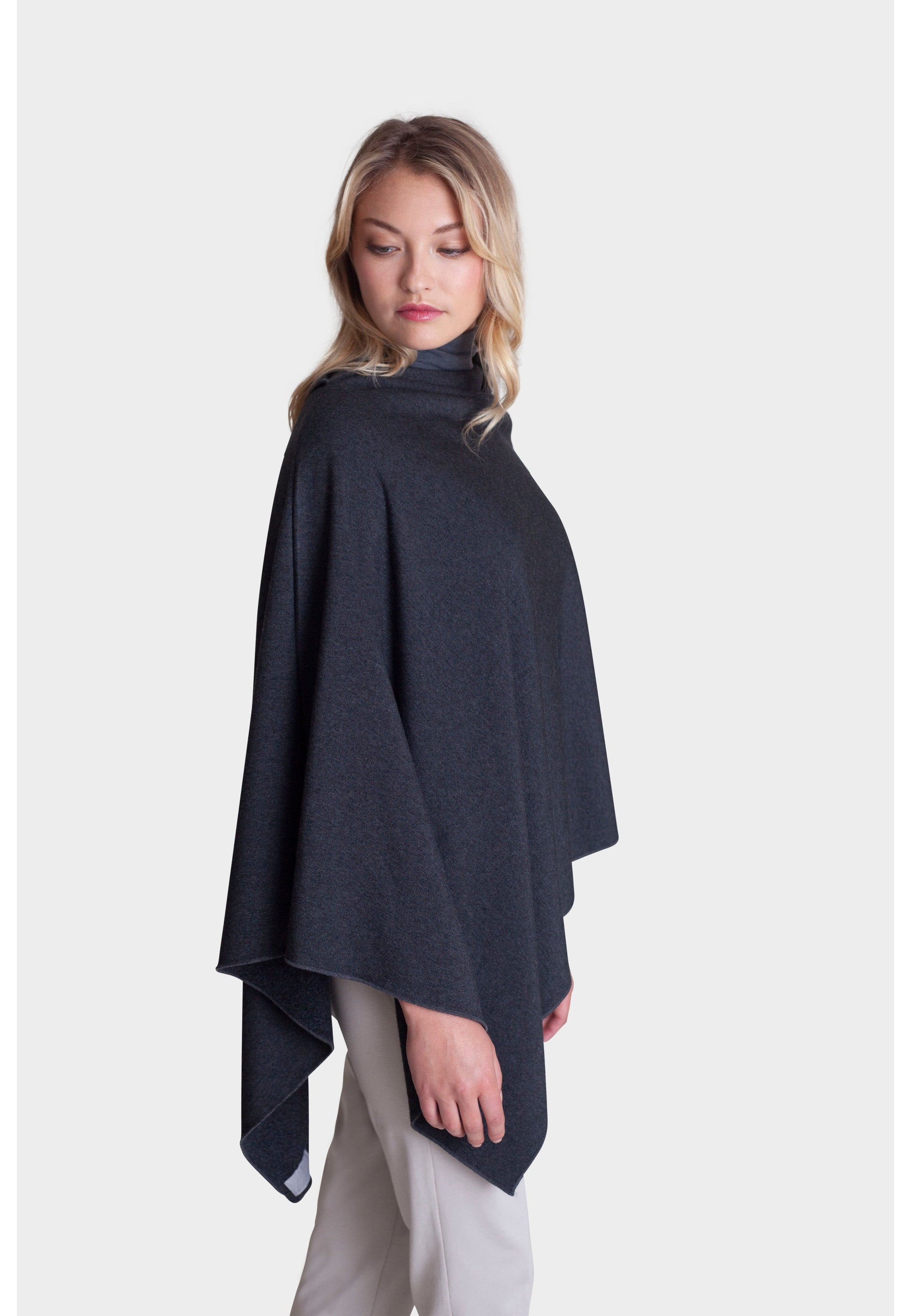 Tech Poncho - Charcoal Gray Buki