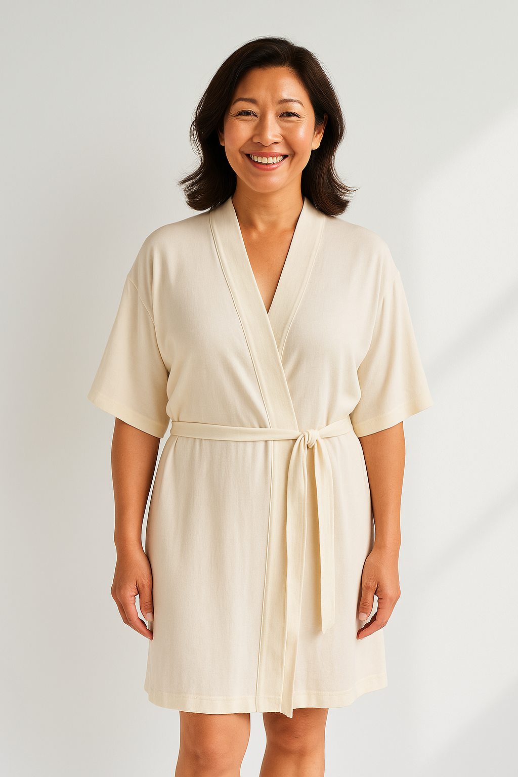 Tencel | Supreme Short-sleeve Robe Silverlyne