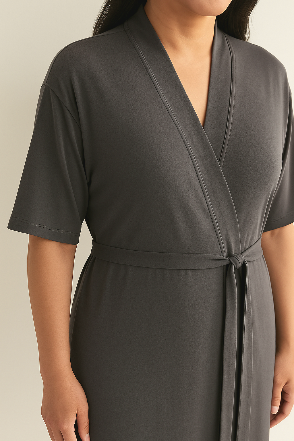 Tencel | Supreme Short-sleeve Robe Silverlyne