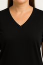 Tencel | Timeless Short-sleeve V-neck T-shirt (Women's) Silverlyne