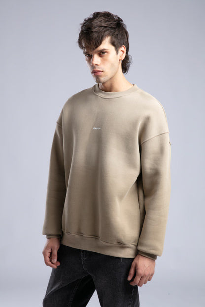 CATCH Oversized Unisex Sweatshirt – Minimal Streetwear Studio Collection Withinblack