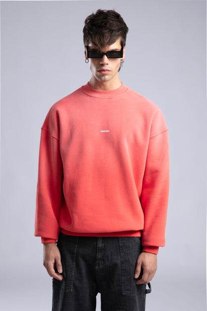 CATCH Oversized Unisex Sweatshirt – Minimal Streetwear Studio Collection Withinblack