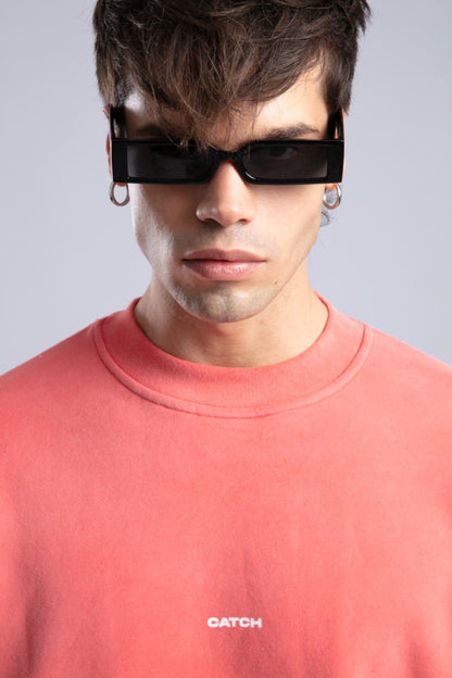 CATCH Oversized Unisex Sweatshirt – Minimal Streetwear Studio Collection Withinblack