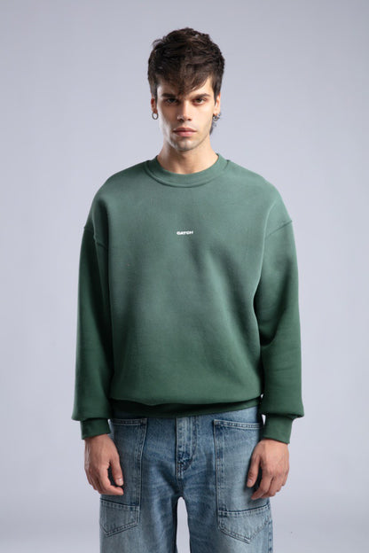 CATCH Oversized Unisex Sweatshirt – Minimal Streetwear Studio Collection Withinblack
