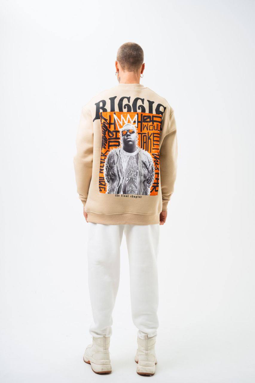 BIGGIE Oversized Sweatshirt – 90s Hip-Hop Legend Tribute Streetwear Withinblack