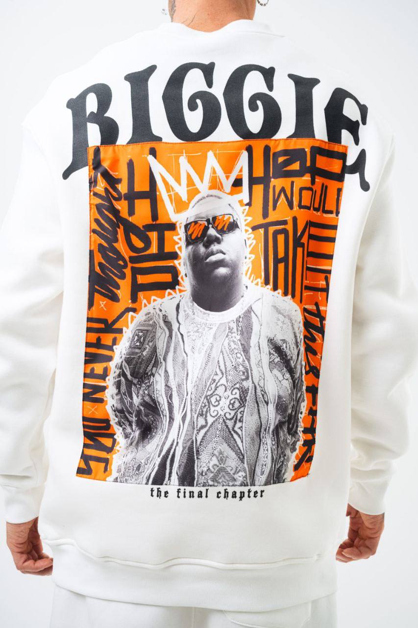 BIGGIE Oversized Sweatshirt – 90s Hip-Hop Legend Tribute Streetwear Withinblack