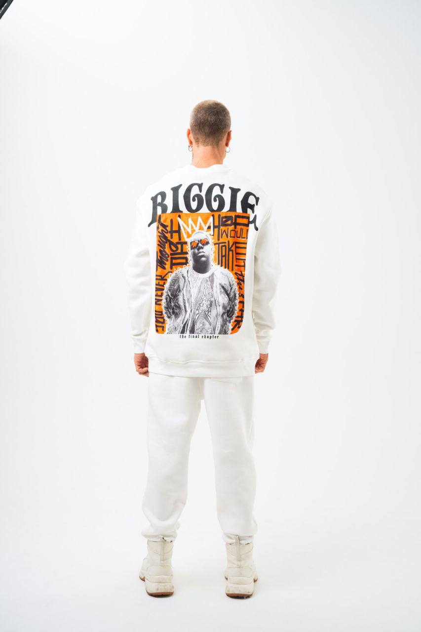 BIGGIE Oversized Sweatshirt – 90s Hip-Hop Legend Tribute Streetwear Withinblack